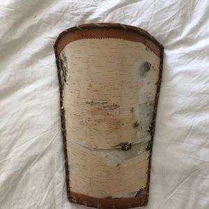 Birch flower holder vase wall decor